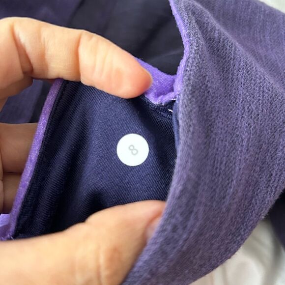 Lululemon Purple Cropped Leggings - Picture 7 of 8